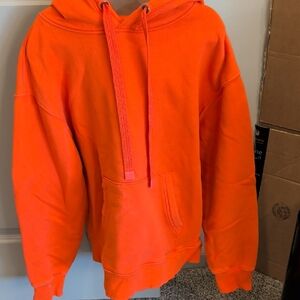 Athleta Fiery Orange Sweatshirt